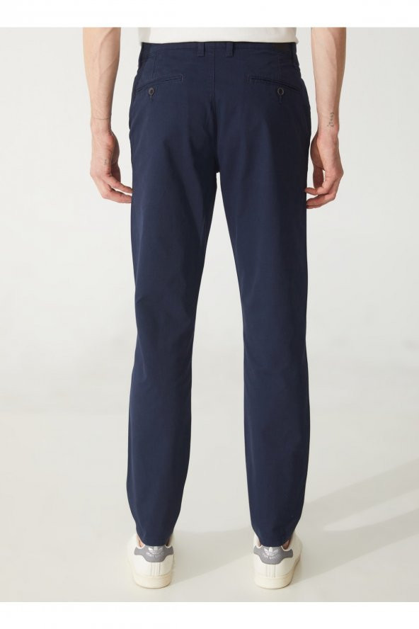 Normal Bel Normal Paça Slim Fit Lacivert Erkek Pantolon Pn2020500527 - 5