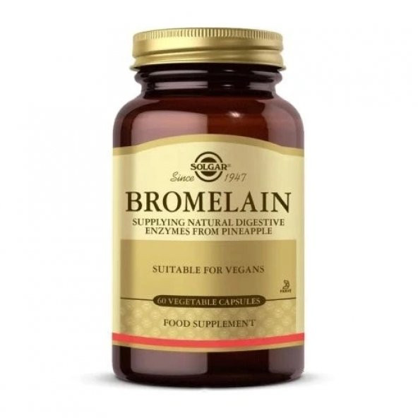 Solgar Bromelain 60 Kapsül