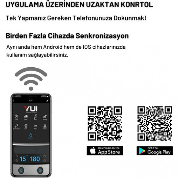 Yui M30 Maxifry Dokunmatik Ekran 65 Litre Smart Airfryer Yağsız Fritöz 1800W (Yui Türkiye Garantili)  BEYAZ - 2