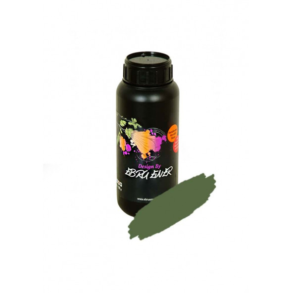 Ebru Ener Yeni Nesil Vernikli Genel Yüzey Boyası (Anka) Yağ Yeşili 500 gr.