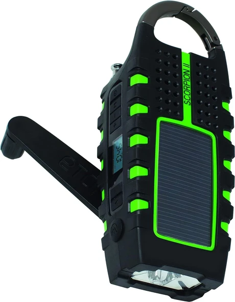 Eton Scorpion II Çok Güçlü Taşınabilir Acil Durum Hava Durumu Radyosu - 4