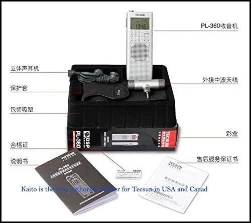 Tecsun PL-360 Dijital PLL Taşınabilir AM/FM Kısa Dalga Radyo - 2
