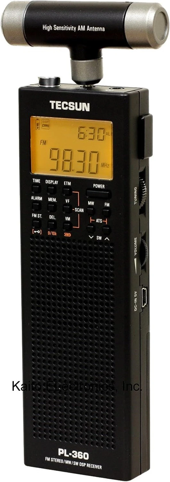 Tecsun PL-360 Dijital PLL Taşınabilir AM/FM Kısa Dalga Radyo