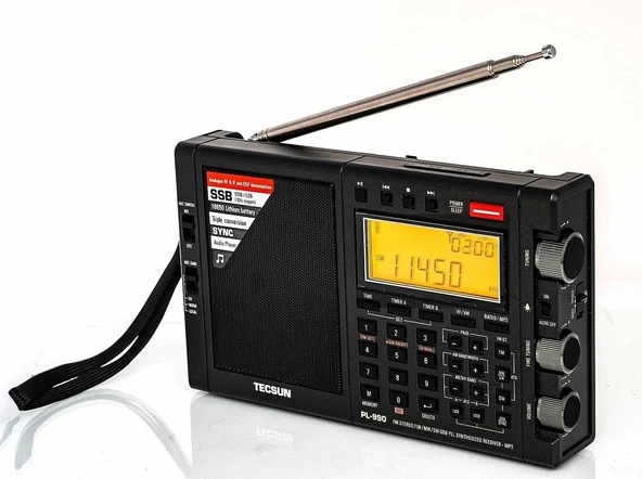 Tecsun PL990 Dijital Dünya Bandı AM/FM Kısa Dalga Uzun Dalga Radyo - 2