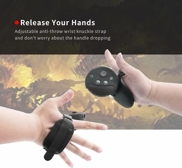 Globular Meta Quest Pro Kontrolleri için PU Deri Yastık Pedi - Daha Rahat - 3