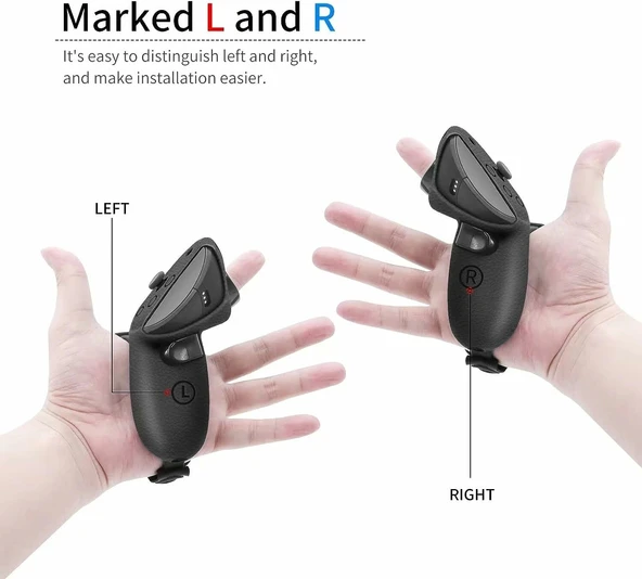 Globular Meta Quest Pro Kontrolleri için PU Deri Yastık Pedi - Daha Rahat - 2