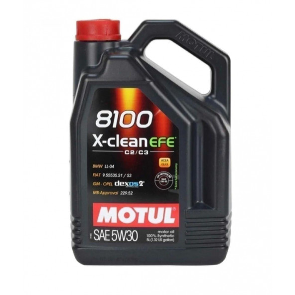 Motul Üt2021 8100 X-clean Efe 5w30 5 Lt