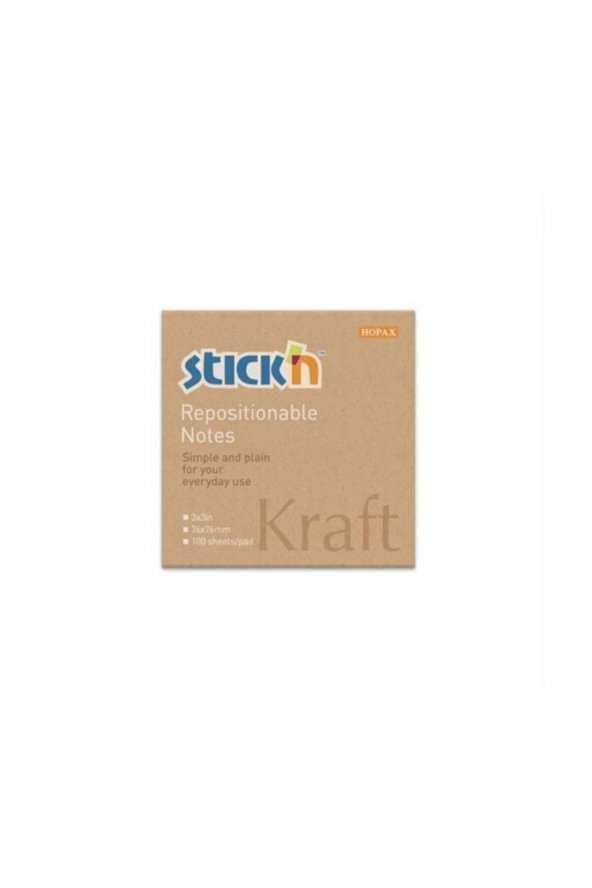 Gıpta Stıckn 76*76 Kraft Notes 100 Yp