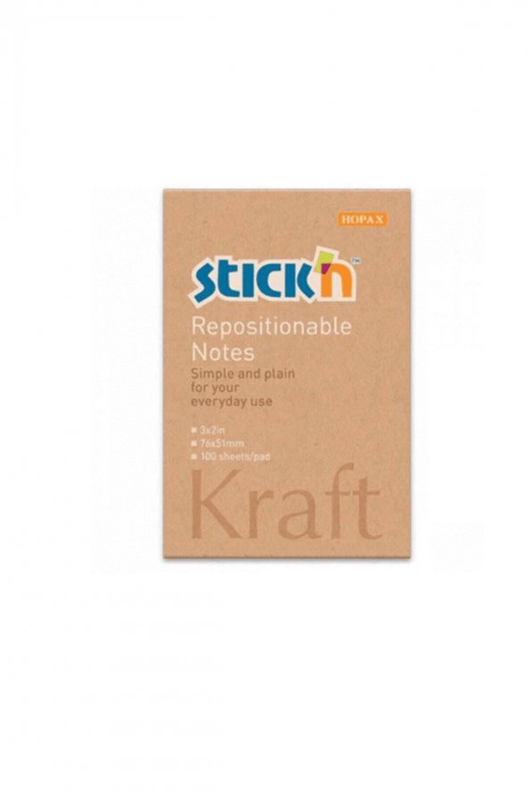 Gıpta Stıckn 76*51 Kraft Notes 100 Yp