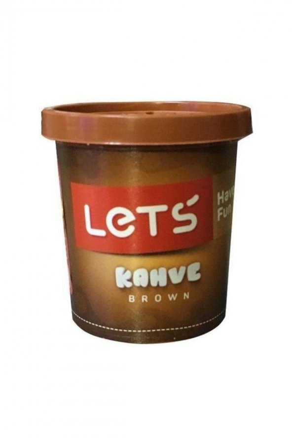 Lets Oyun Hamuru Tek Renk Kahve 150 Gr