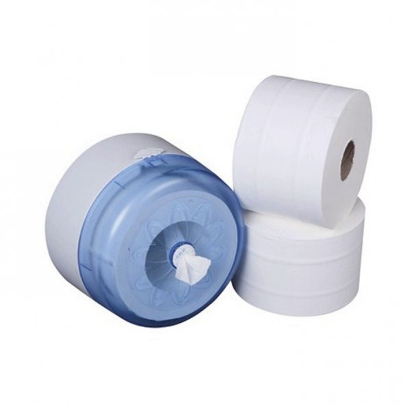 Fensi İçten Çekmeli Mini Tuvalet Kağıdı Çift Katlı 4 Kg. 12 Rulo x 2 Koli - 5