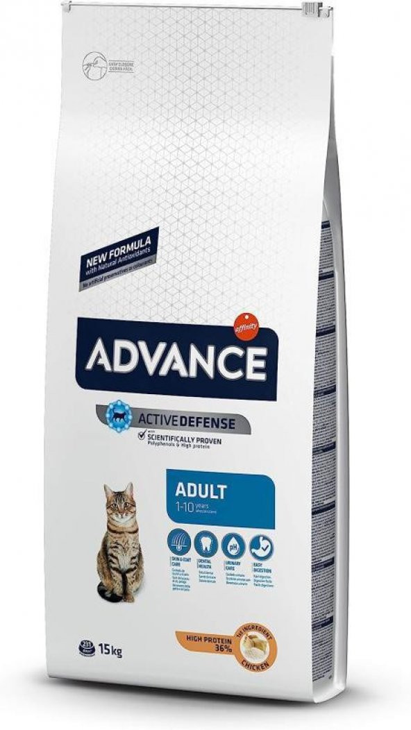 Advance Tavuklu ve Pirinçli Yetişkin Kedi Maması 15 KG