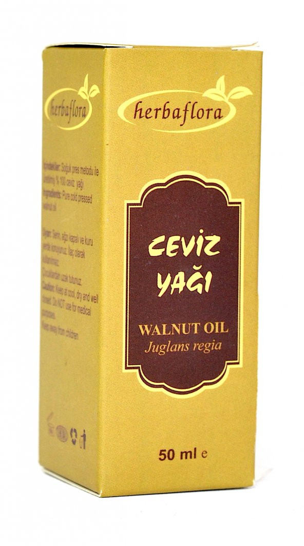 Herbaflora Ceviz Yağı (Walnut Oil) -50 ml