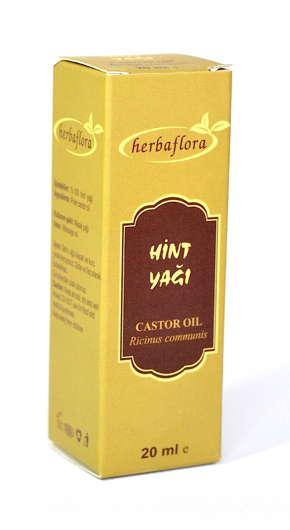 Herbaflora Hint Yağı (Castor Oil) -20 ml