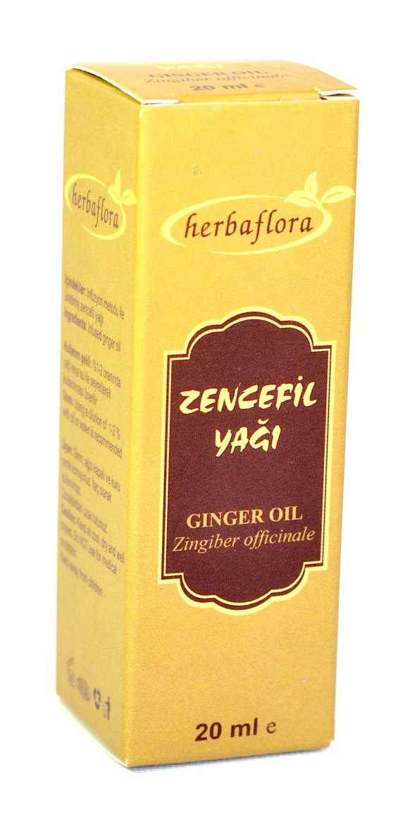 Herbaflora Zencefil Yağı (Ginger Oil) -20 ml