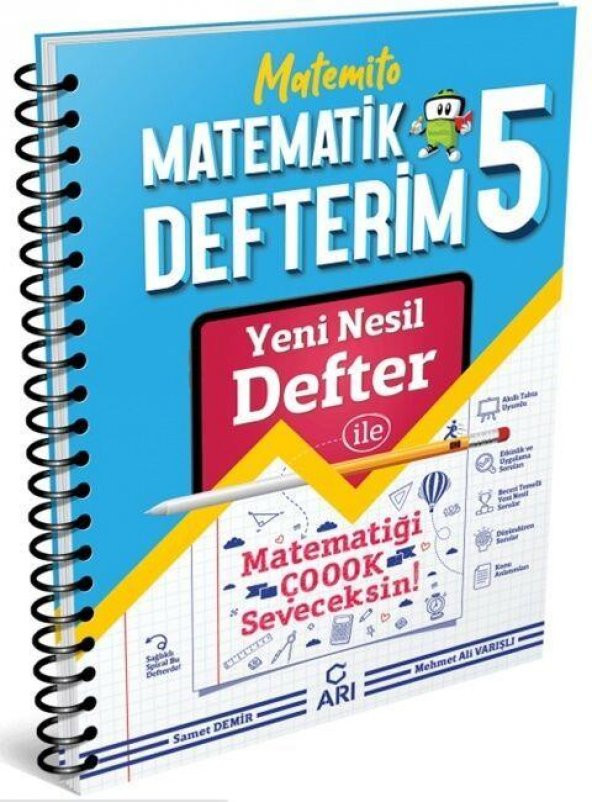 5. Sınıf Matematik Defteri Matemito Arı Yayıncılık
