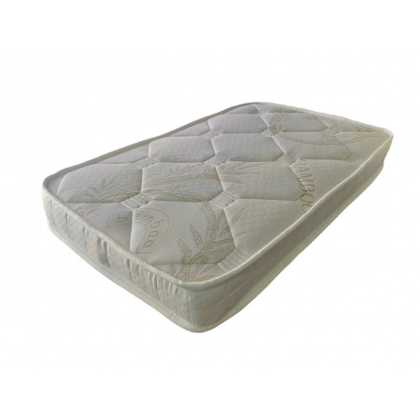 Tek Kişilik Ikea Divan Uyumlu 80x200x12 Cm Sünger Yaysız Bambu Kumaş Yatak - 3