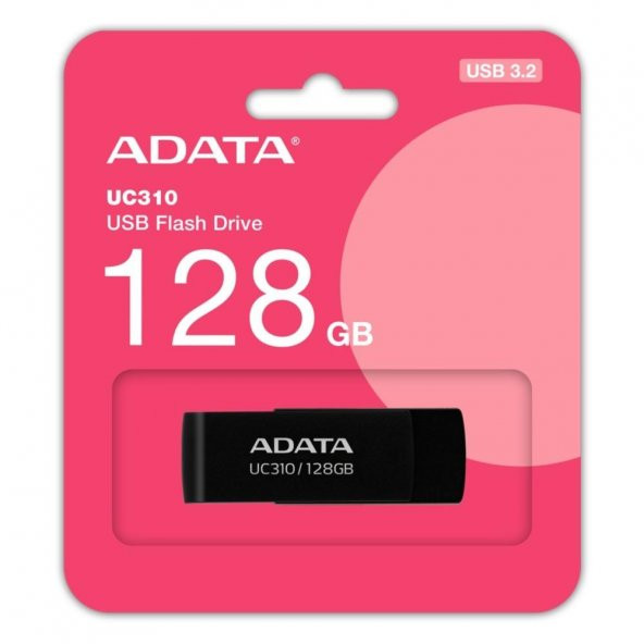 Adata Uc310-128Gb 128Gb Usb3.2 Gen1 Black Flash Bellek - 2