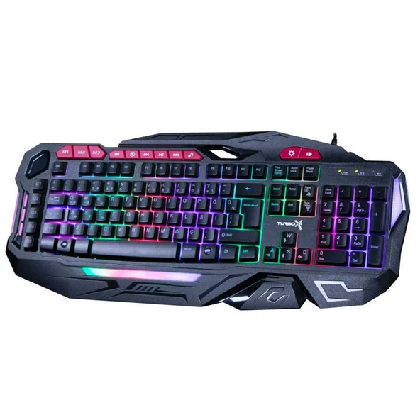 Turbox Bladedancer Tr-Gk103 Usb Kablolu Gaming Standart Q Rainbow Aydınlatma Klavye - 1
