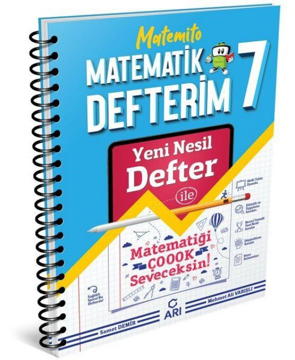 7. Sınıf Akıllı Matematik Defteri Matemito Arı Yayıncılık