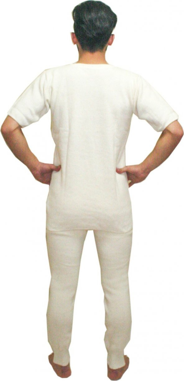 Bora Kaba Yün Yarım Kol Don Takım Kalın Selanik Örgü Yün Içlik Aryün - 2