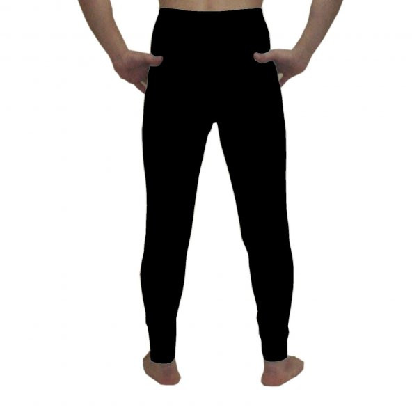 Pamuk Don Alt İçlik İnterlok Siyah Pamuk İçlik Erkek 100 Pamuk - 2