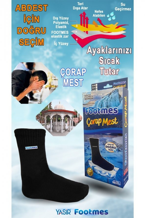 Footmest Çorap Mest Termal Mest