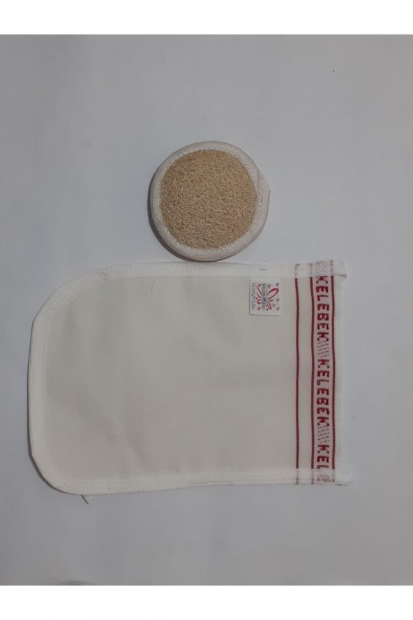 Duş Kabâk Lifi Yüz Lifi + Kelebek Kalın Kese Kelebek Kalın+Küçük Kabak Lif 2Li