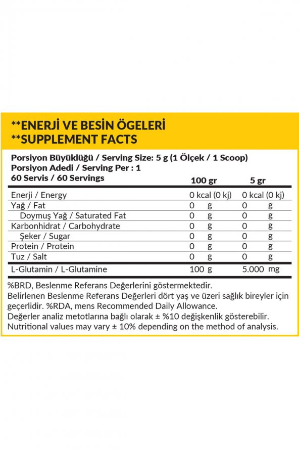 Lutamine 300gr (aromasız) - 2