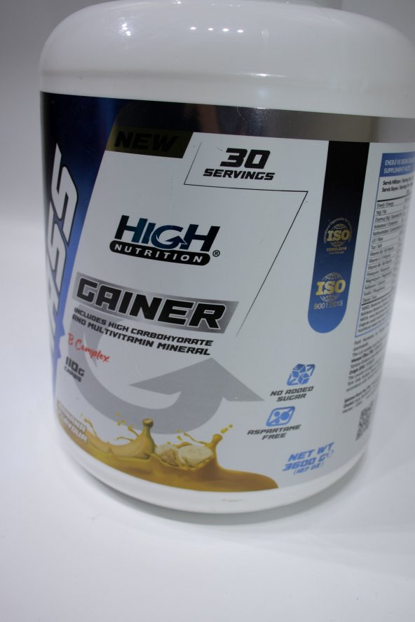 Mass Gainer 3600 Gr Muz Aromalı  Hacim Kütle Kas Artırma Karbonhidrat Tozu