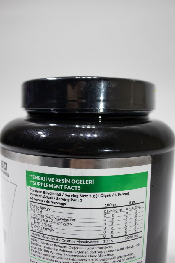 High Nutrition Kreatin Monohidrat 5000 Mg 300 gr 60 Servis - 2