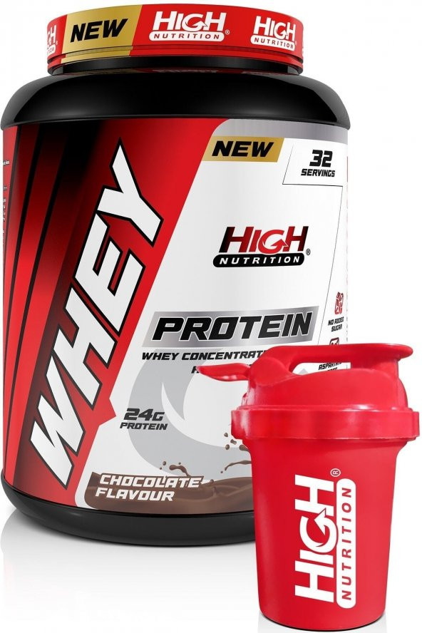 High Nutrition Whey Protein 960 Gr Çikolata Aromalı Protein Tozu 24 Gram Protein 32 Servis