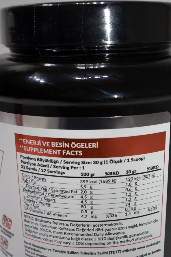 High Nutrition Whey Protein 960 Gr Muz Aromalı Protein Tozu 24 Gram Proteinn - 2