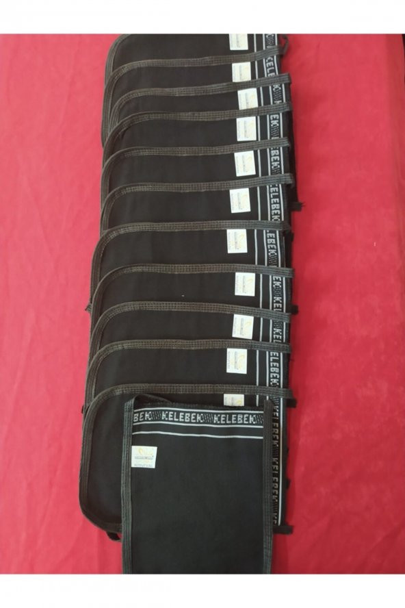 Kelebek Kese Osmanlı Siyah Banyo Kesesi 12 Adet Osmanlı Siyah - Resim 2