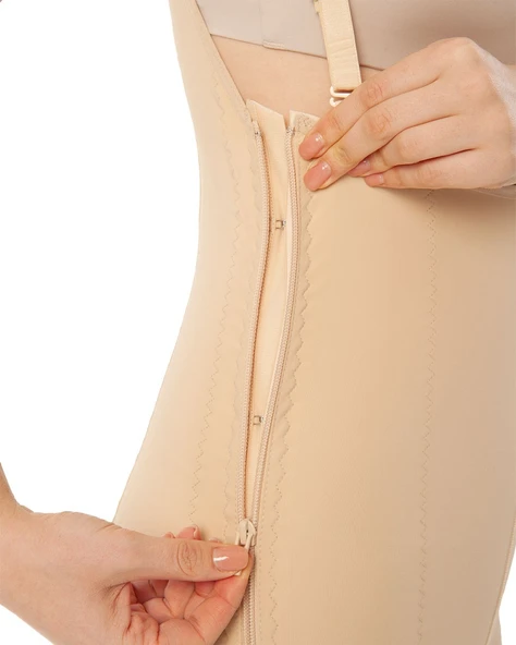 Fermuarlı Göğüs Ve Diz Altı Liposuction Korse Variteks 221 - 3