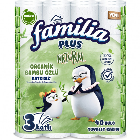 Familia Tuvalet Kağıdı Natural 40'lı