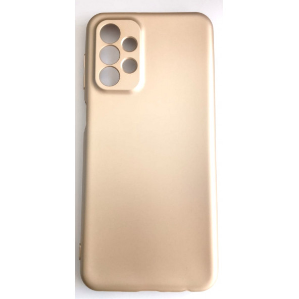 Samsung Galaxy A23 Gold Yumusak Slikon Kilif - 1