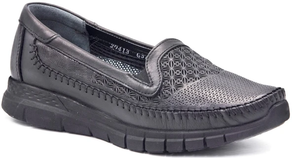Forelli Frl 9Y 29413 Siyah Bayan Ayakkabı Comfort ürün görseli
