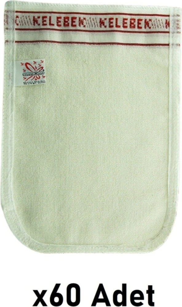 Kelebek Kalın Kese 60 Adet Sert Hamam Kese Gelin Kesesi