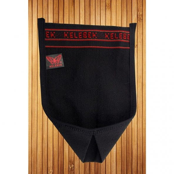 Kelebek Siyah Kalın Hamam Kesesi Kıvrık 12 Adet