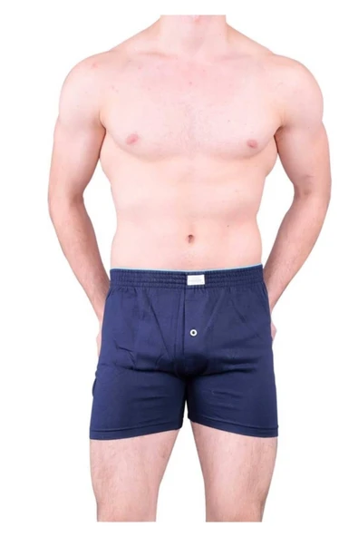 Erkek Siyah Havlu Bel Boxer 6 Adet Paket Jiber 127 - 3