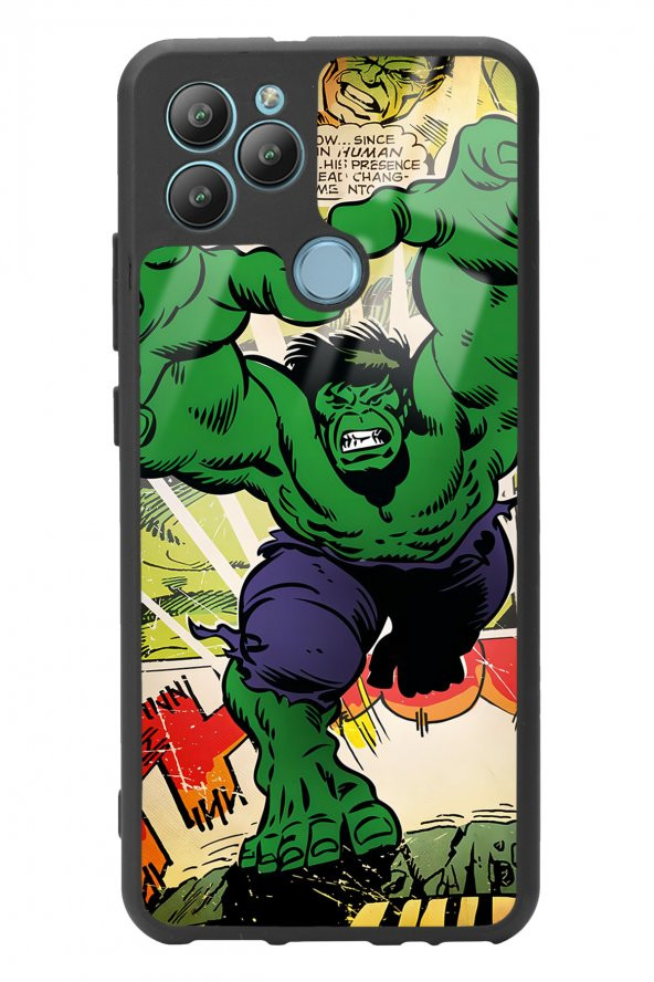 Spoyi General Mobile Gm 22 Plus Hulk Tasarımlı Glossy Telefon Kılıfı
