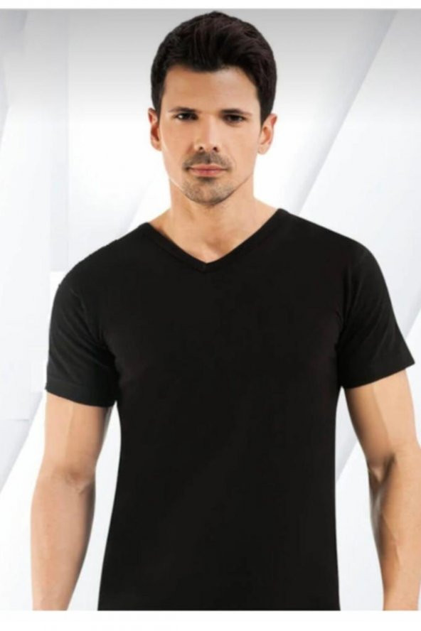 Kota 2009 Erkek Siyah V Yaka Kısa Kol Termal Body ürün görseli
