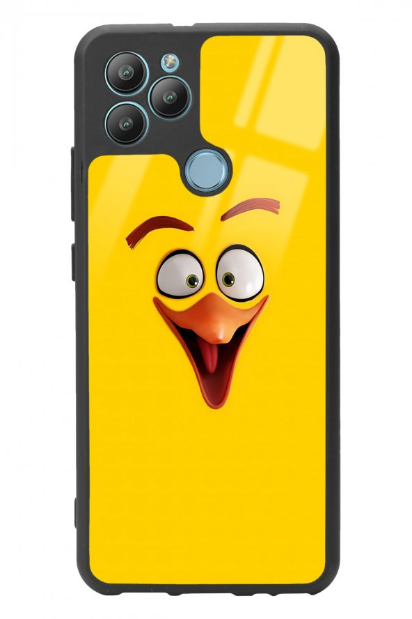 Spoyi General Mobile Gm 22 Plus Yellow Angry Birds Tasarımlı Glossy Telefon Kılıfı