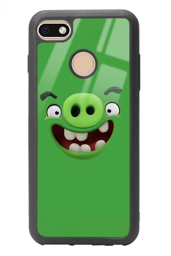 Spoyi General Mobile Gm 8 Go Green Angry Birds Tasarımlı Glossy Telefon Kılıfı