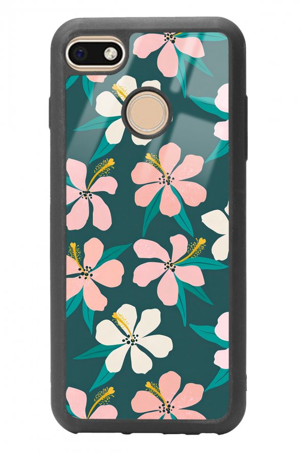 Spoyi General Mobile Gm 8 Go Leaf Flovers Tasarımlı Glossy Telefon Kılıfı