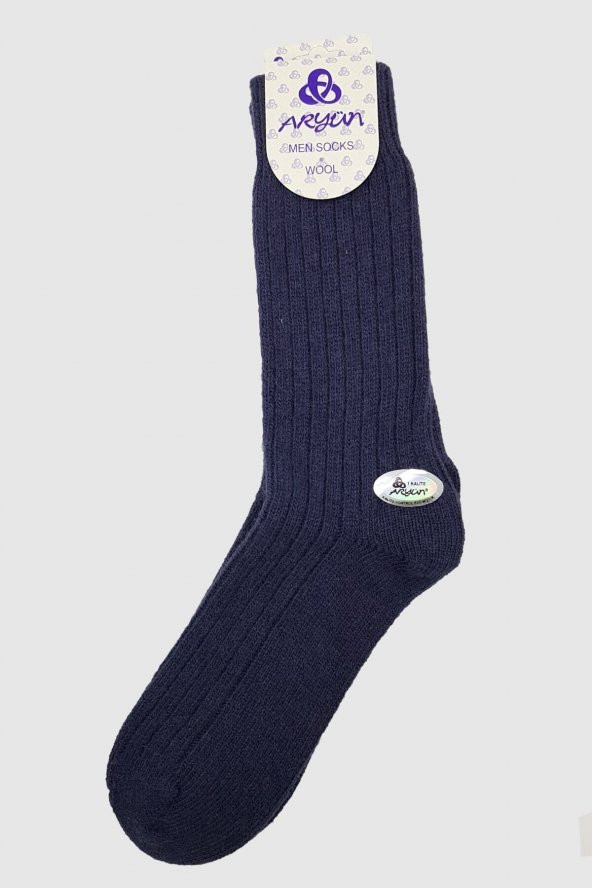 Erkek Yün Çorap Siyah Aryün - 5