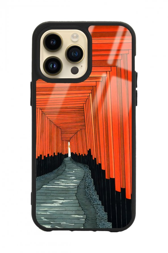 Spoyi Iphone 14 Pro Max Pastel Pencereler Tasarımlı Glossy Telefon Kılıfı