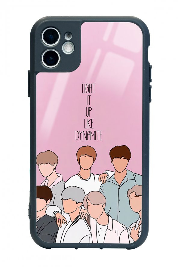 Spoyi iPhone 11 BTS K-Pop Tasarımlı Glossy Telefon Kılıfı