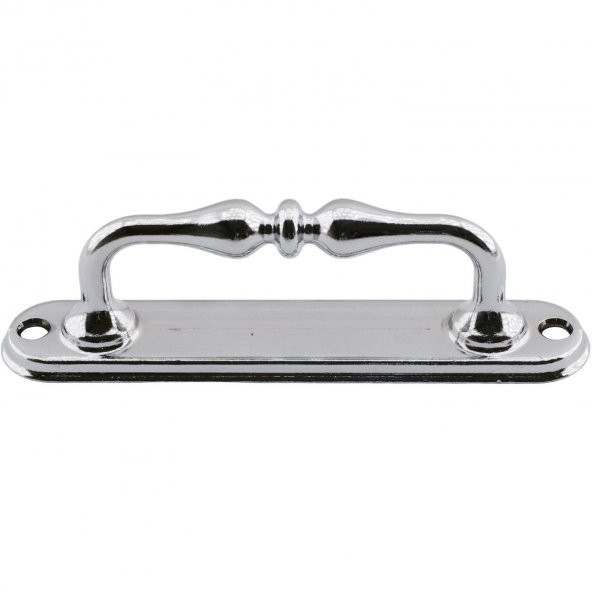 Çekme Kolu Metal Mobilya Mutfak Dolabı Çekmece Kapı Dolap Kapak Kulpu Kulbu Krom 12 cm Çekme Kulp - 3